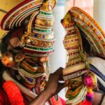 colourful, artistic, actor, art gallery, dancer, people, sleeve, performance, dark, dark background, entertainment, tribal people, face paint, trading, traditional, night sky, night club, costume, standing, dramatic portrait, drama, theater, event, festivals